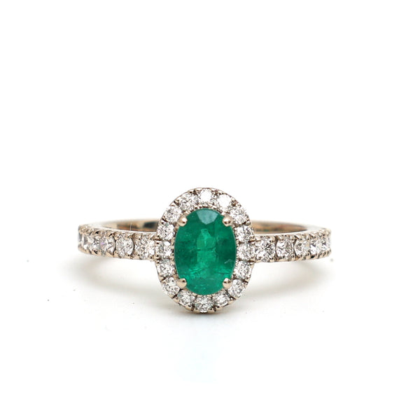 Emerald Diamond Ring