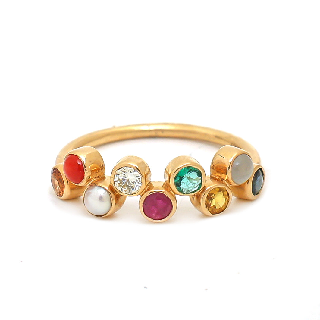 Navratna Diamond Ring