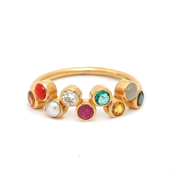 Navratna Diamond Ring
