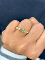 Navratna Diamond Ring