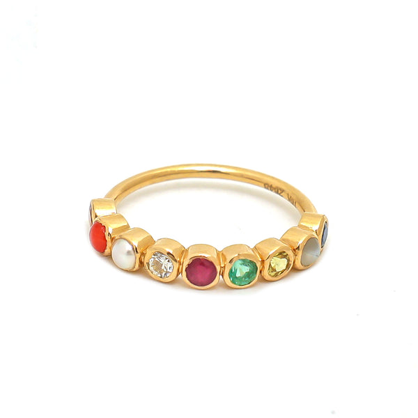 Navratna Diamond Ring