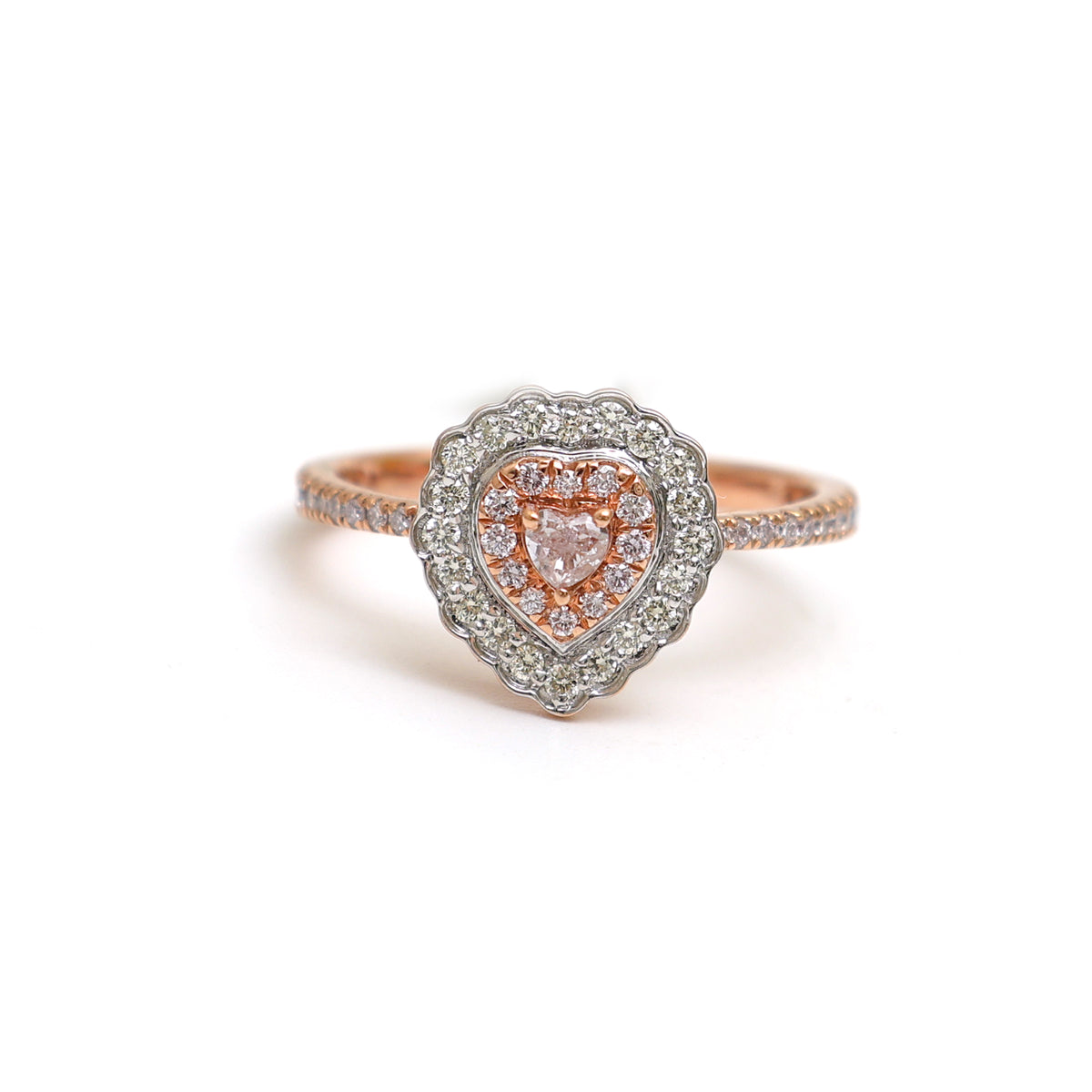 Pink Diamond Diamond Ring