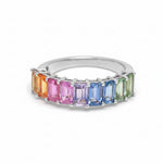 Rainbow Sapphire Ring