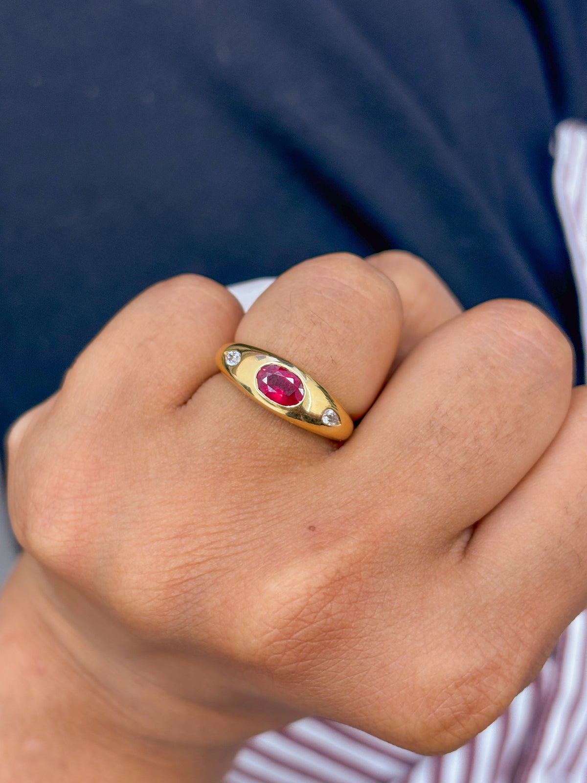 Ruby Diamond Ring