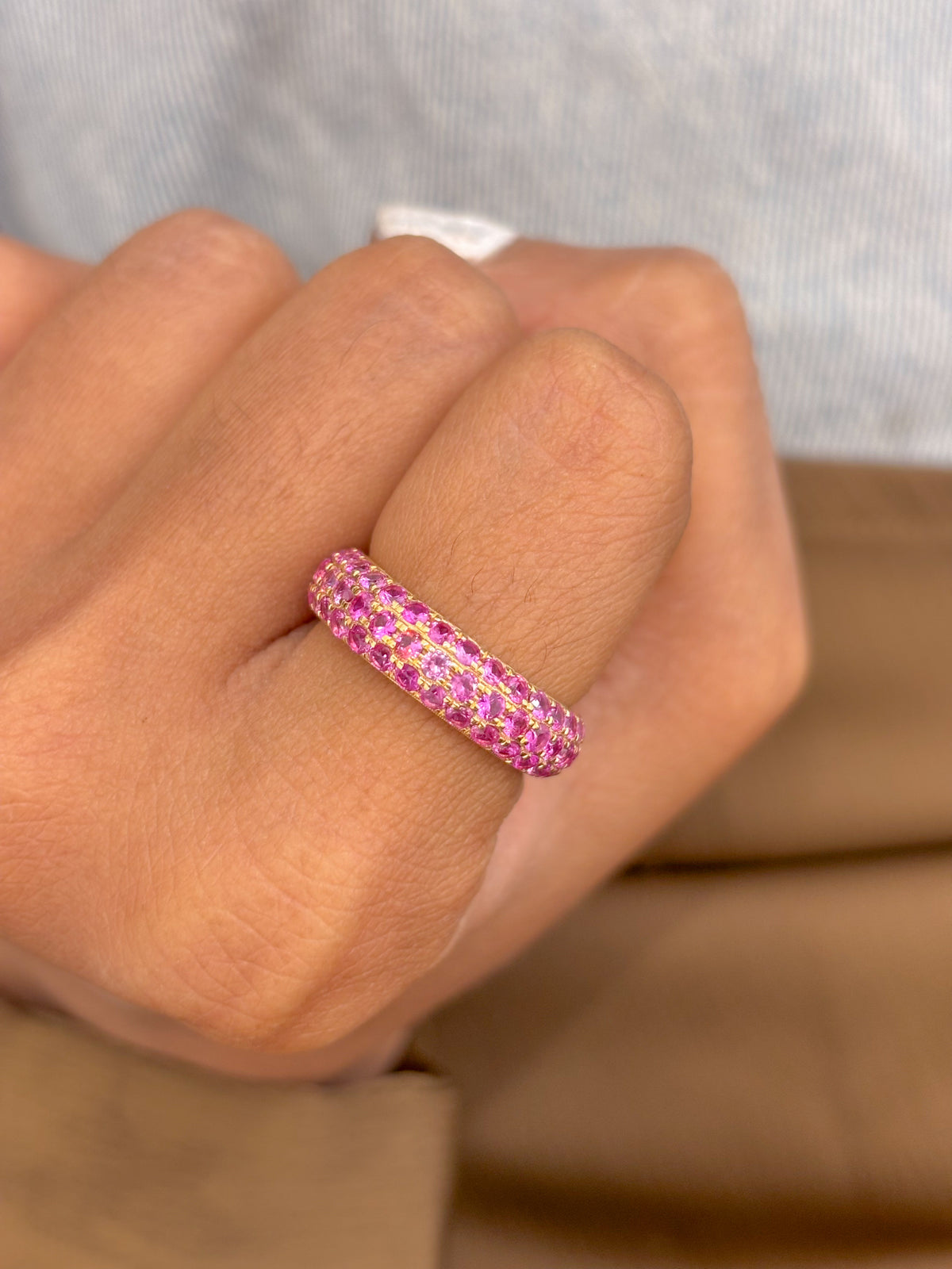 Pink Sapphire Ring