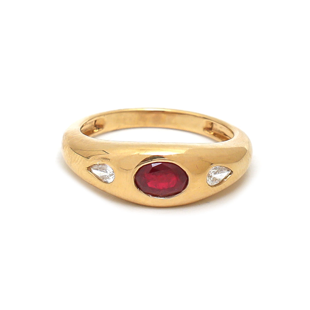 Ruby Diamond Ring