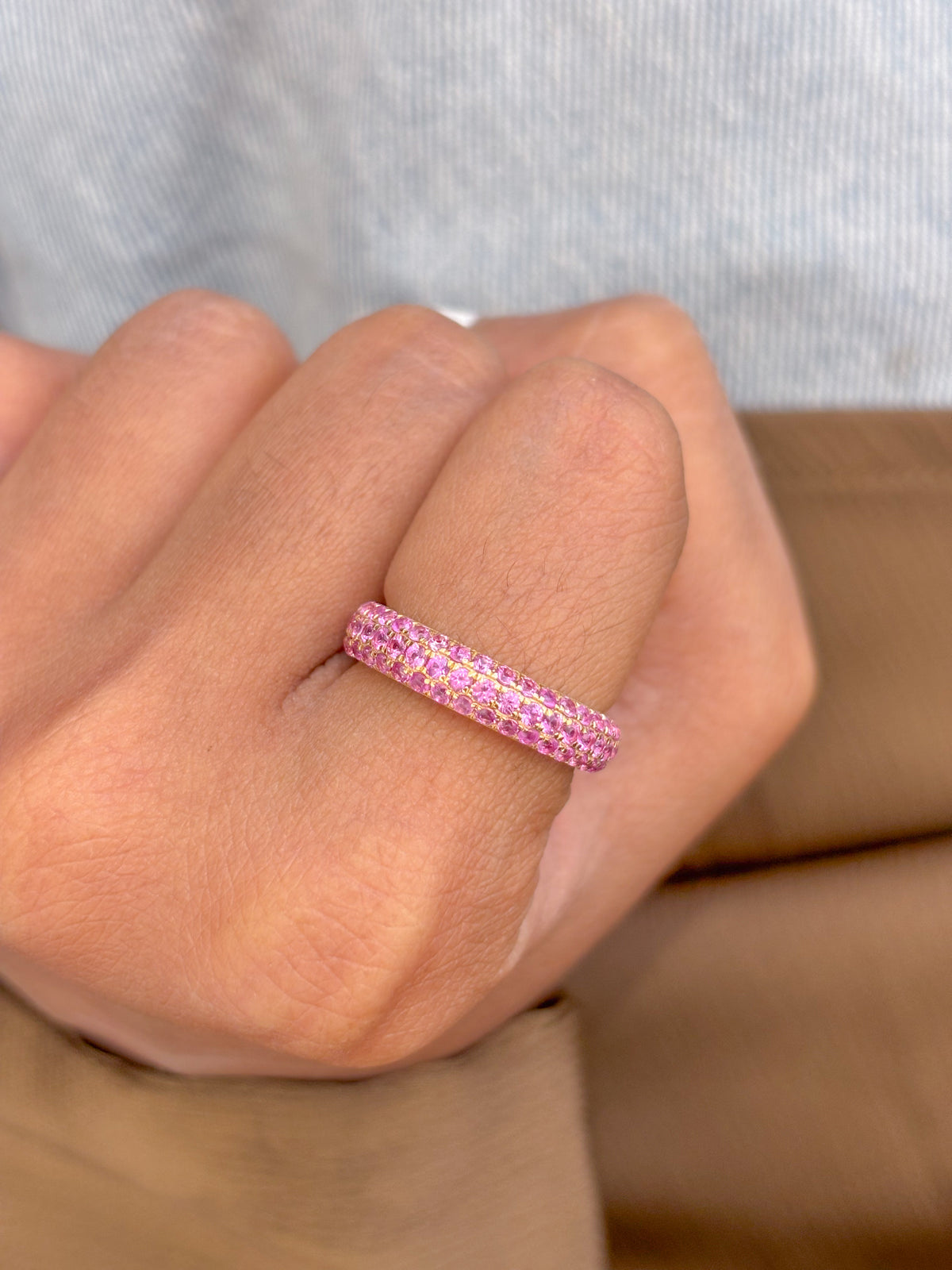 Pink Sapphire Ring