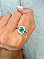 Emerald Diamond Ring