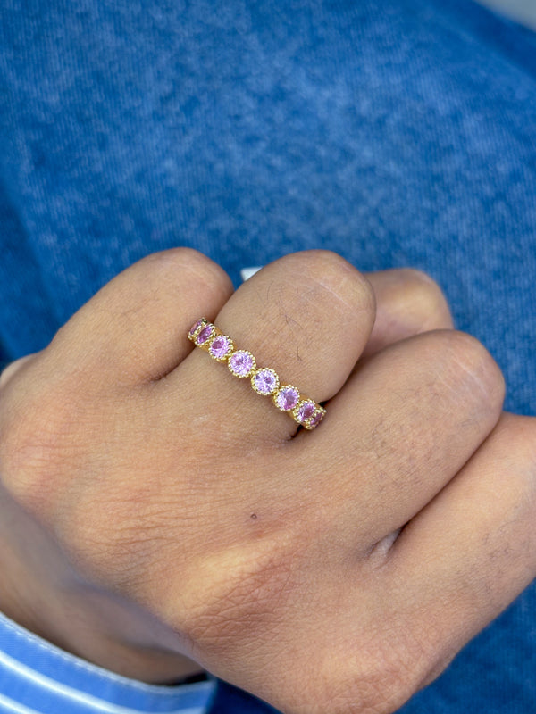 Pink Sapphire Ring