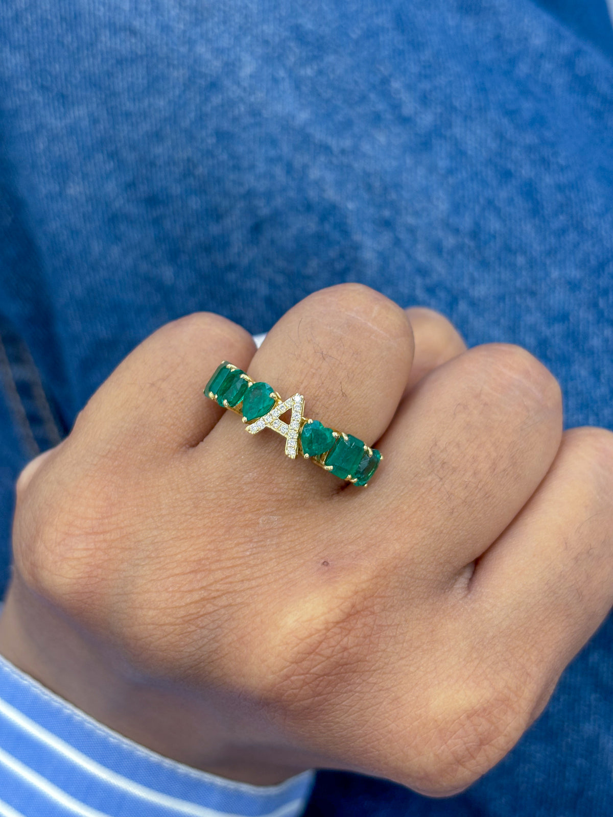 Emerald Diamond Ring