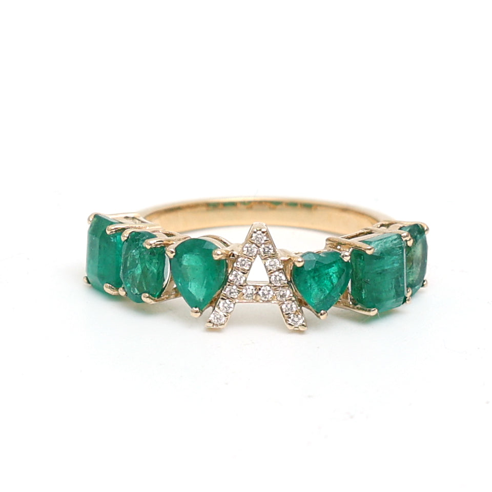 Emerald Diamond Ring