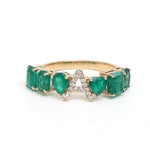 Emerald Diamond Ring