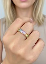 Rainbow Sapphire Ring