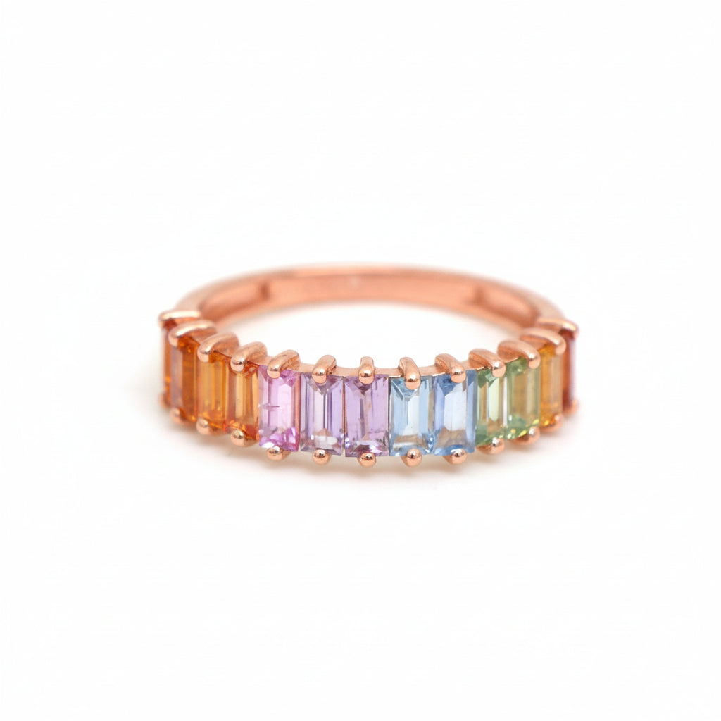 Rainbow Sapphire Ring
