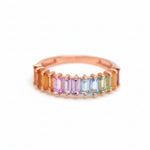 Rainbow Sapphire Ring