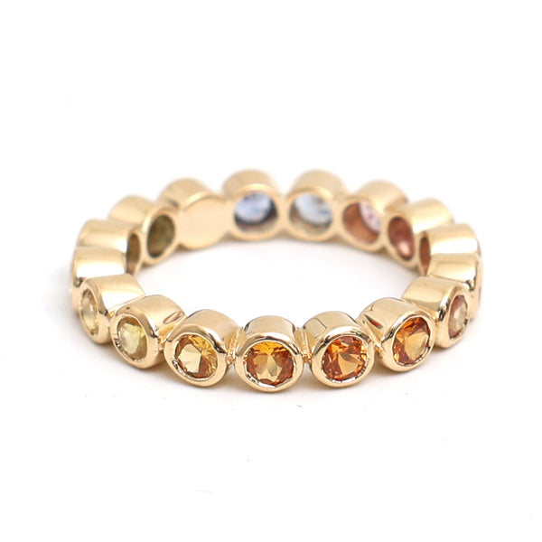 Rainbow Sapphire Ring