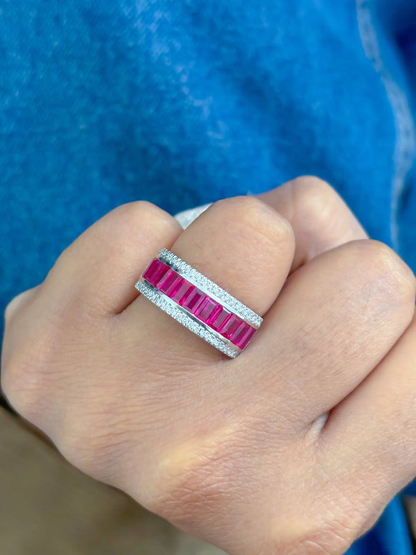 Ruby Diamond Ring