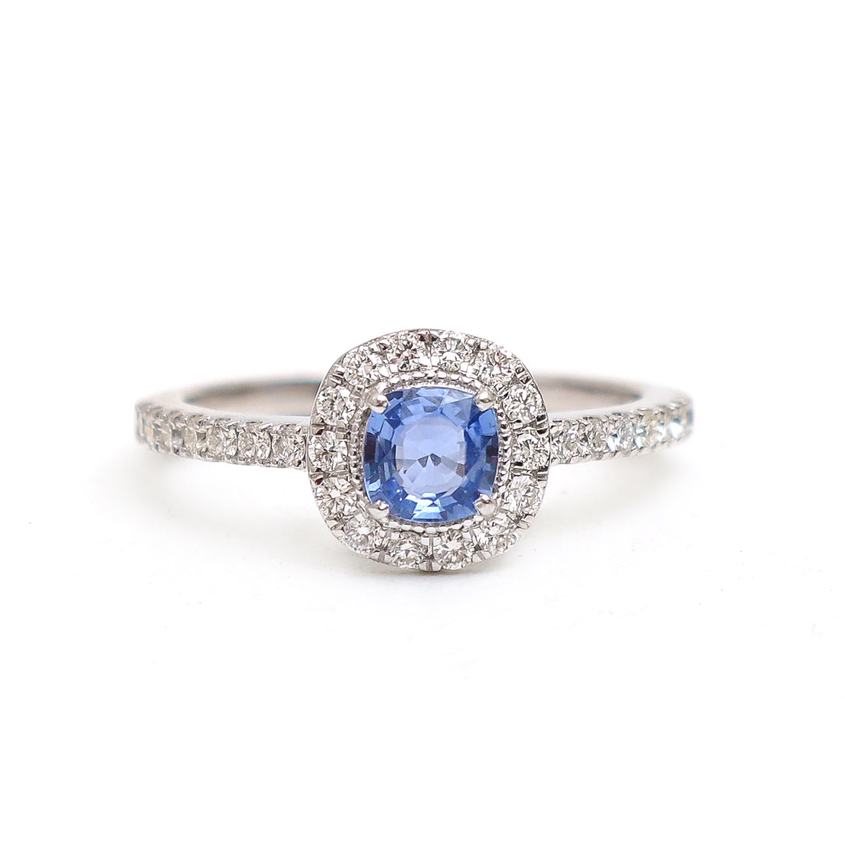 Blue Sapphire Diamond Ring