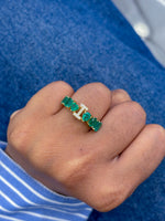 Emerald Diamond Ring