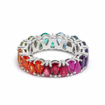Rainbow Gemstone Ring