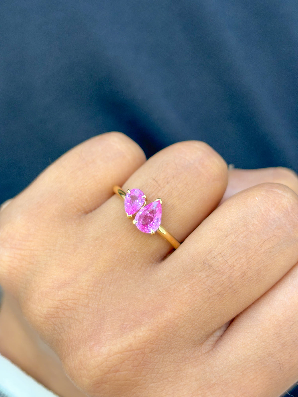 Pink Sapphire Ring