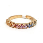 Rainbow Sapphire Ring