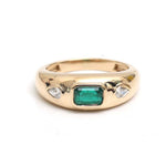 Emerald Diamond Ring