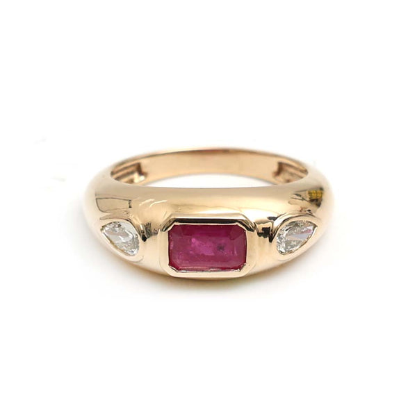 Ruby Diamond Ring