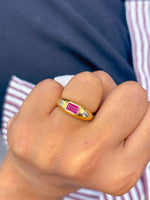 Ruby Diamond Ring