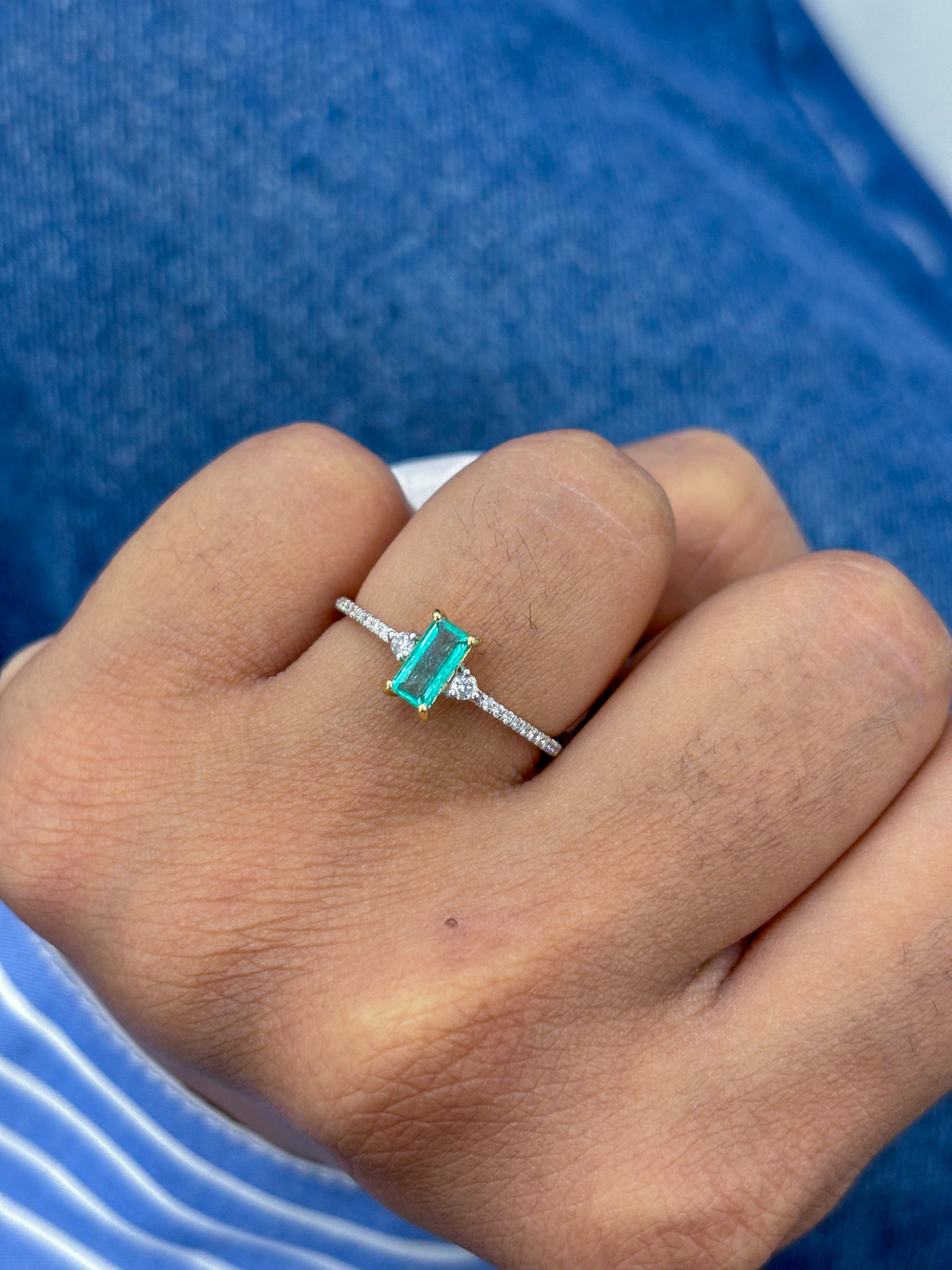 Emerald Diamond Ring