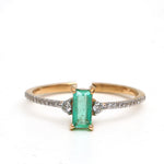 Emerald Diamond Ring