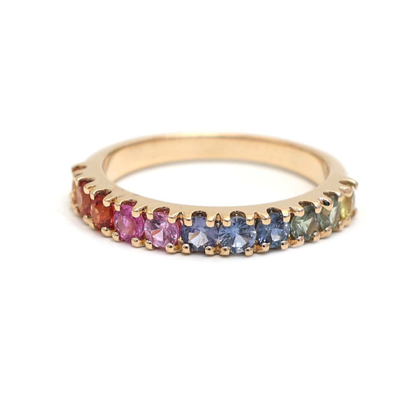 Rainbow Sapphire Ring