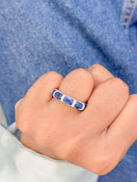 Blue Sapphire Diamond Ring