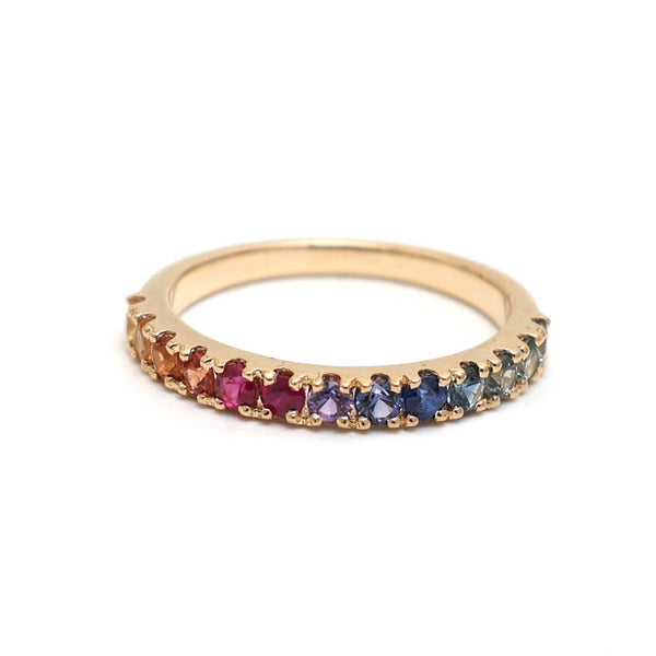 Rainbow Sapphire Ring