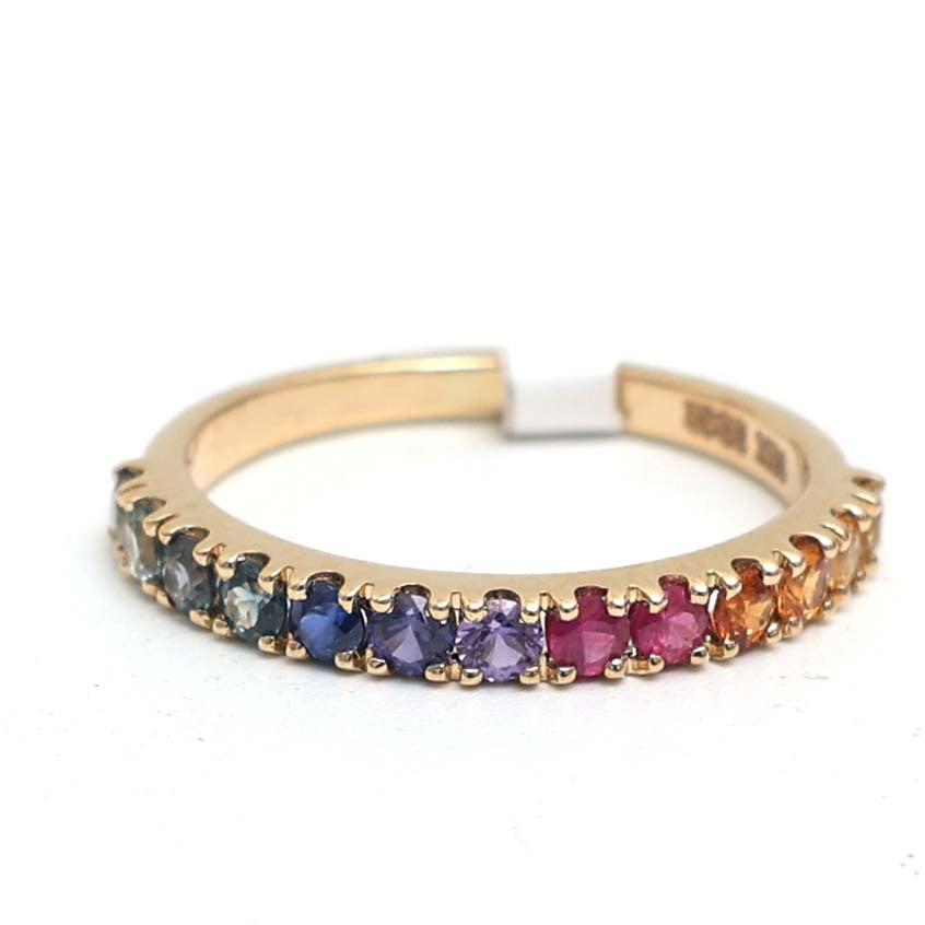 Rainbow Sapphire Ring