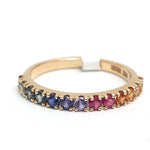 Rainbow Sapphire Ring