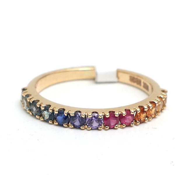 Rainbow Sapphire Ring