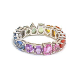 Rainbow Sapphire Ring