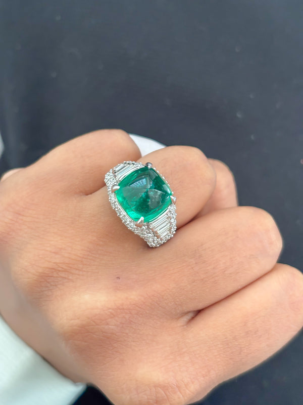 Emerald Diamond Ring
