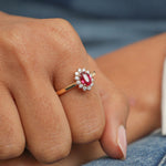 Ruby Diamond Ring