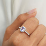 Tanzanite Diamond Ring