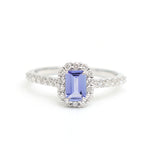 Tanzanite Diamond Ring