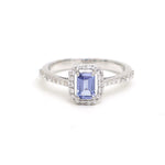 Tanzanite Diamond Ring