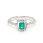 Diamond Emerald Ring
