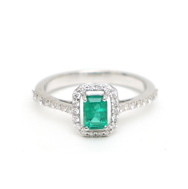 Diamond Emerald Ring
