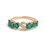 Emerald Diamond Ring