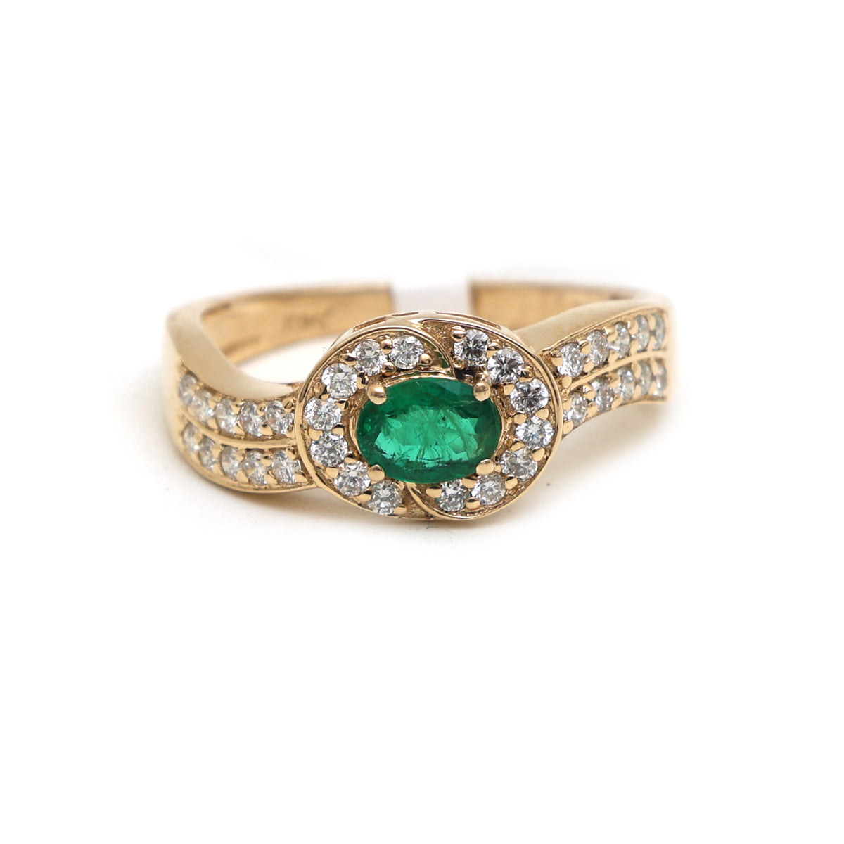 Diamond Emerald Ring