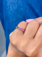 Rainbow Sapphire Ring