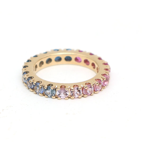 Rainbow Sapphire Ring