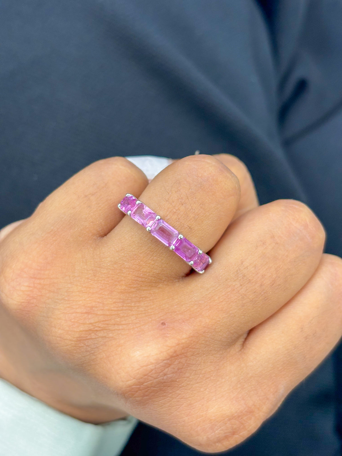 Pink Sapphire Ring